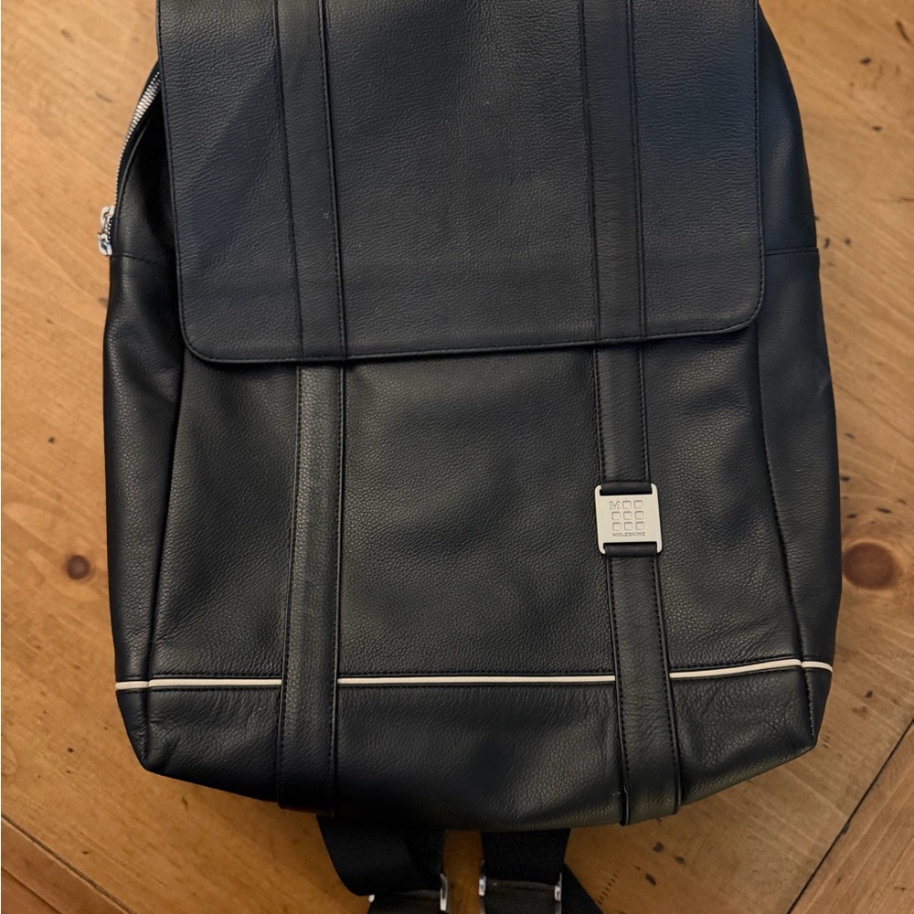 Moleskine Leather laptop Backpack